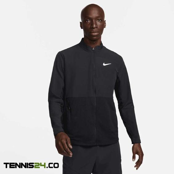 سویشرت تنیس مردانه نایک NikeCourt Advantage- مشکی|تنیس شاپ