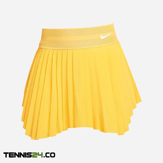 دامن تنیس زنانه نایک NikeCourt Dri-FIT Slam- زرد|تنیس شاپ