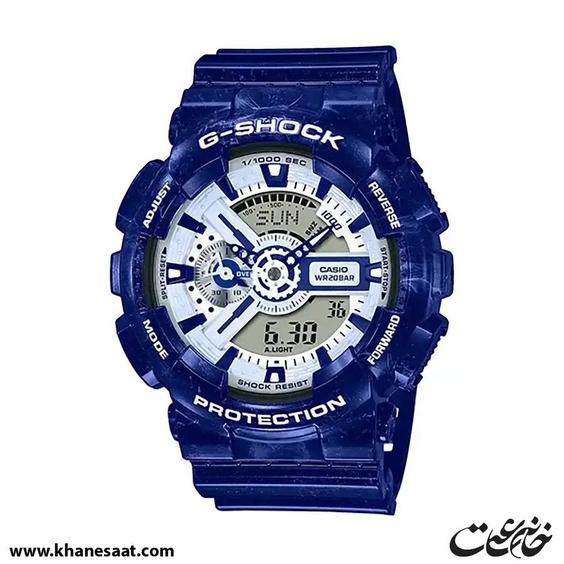 ساعت مچی مردانه کاسیو جی شاک مدل GA-110BWP-2ADR|خانه ساعت