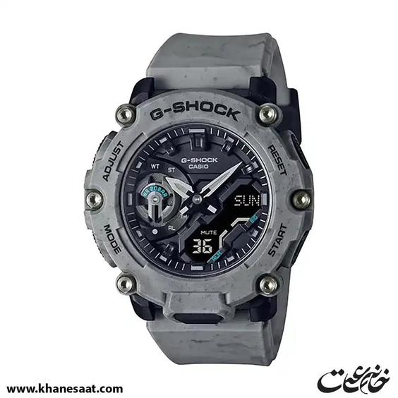 ساعت مچی مردانه کاسیو جی شاک مدل GA-2200SL-8ADR|خانه ساعت