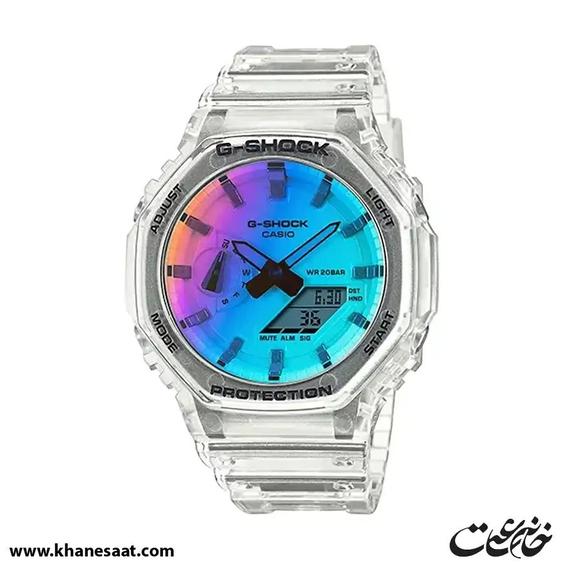 ساعت مچی مردانه کاسیو جی شاک مدل GA-2100SRS-7ADR|خانه ساعت