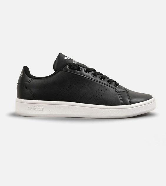 کفش کتانی مردانه مشکی سفید سوزنی آدیداس adidas stan smith مدل 3504|لوزی