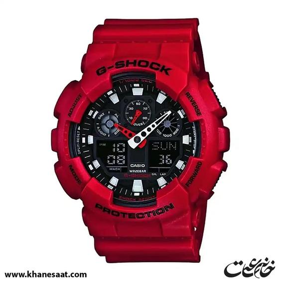 ساعت مچی مردانه کاسیو جی شاک مدل GA-100B-4A|خانه ساعت