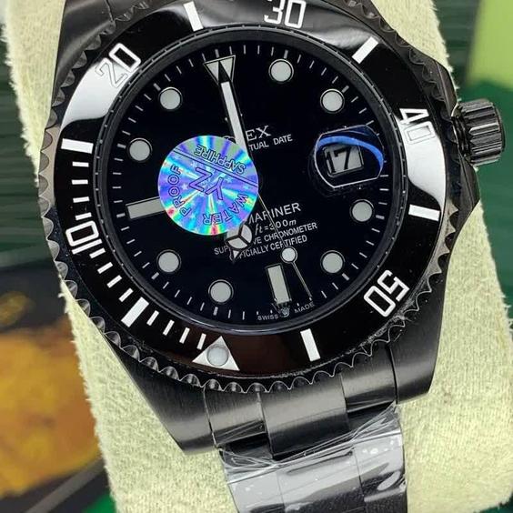 ساعت مچی مردانه و پسرانه رولکس سابمارینر بند استیل بدنه استیل ROLEX SUBMARINE |باسلام