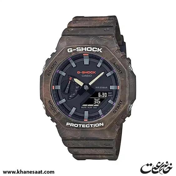 ساعت مچی مردانه کاسیو جی شاک مدل GA-2100FR-5ADR|خانه ساعت