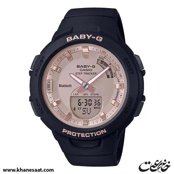 ساعت مچی زنانه کاسیو بیبی جی مدل BSA-B100MF-1A|خانه ساعت