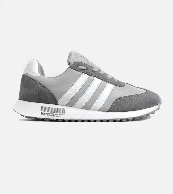 کفش کتانی مردانه آدیداس سفید طوسی Adidas ZX 4000 مدل 3400|لوزی