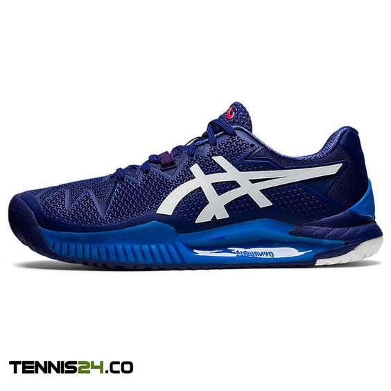 کفش تنیس مردانه اسیکس Asics Gel-Resolution 8 – آبی تیره|تنیس شاپ