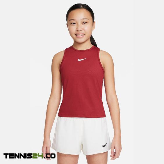 تاپ تنیس بچه گانه نایک Nike Court Dri Fit Victory- زرشکی|تنیس شاپ