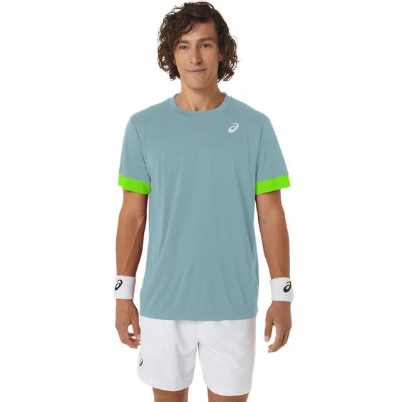 تی شرت مردانه آسیکس ASICS COURT SS TOP- سبز|تنیس شاپ