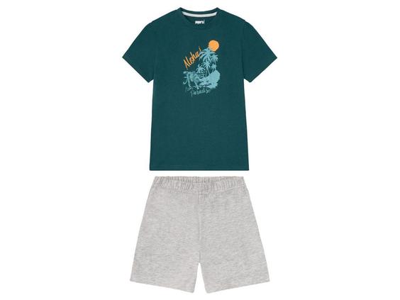 ست تیشرت و شلوارک پسرانه برند پیپرتس کد ۳۷۲۰۱۹ boys pyjama shorts set|کی استوک