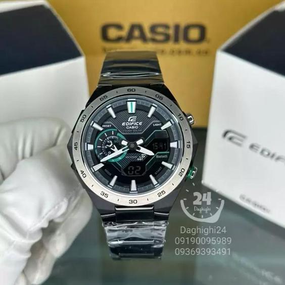 ساعت  مچی کاسیو  ادیفایس casio edifice ECB-2200DD-1A بند استیل رنگ ثابت،مسترکوالیتی |باسلام