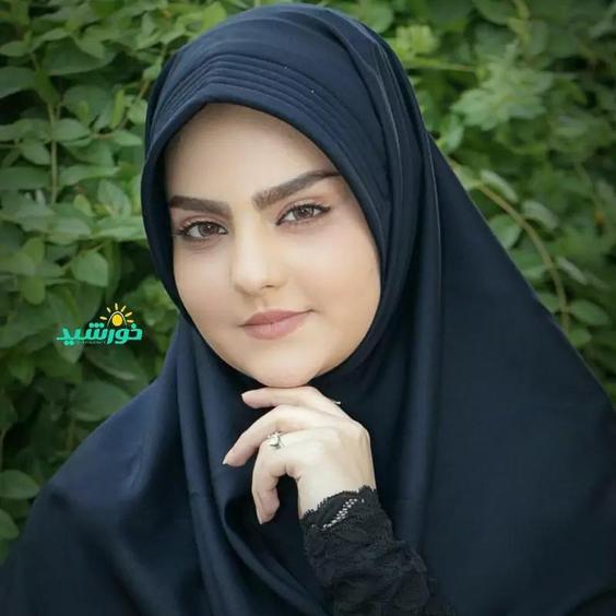 مقنعه ابر دوزی کرپ 90|باسلام