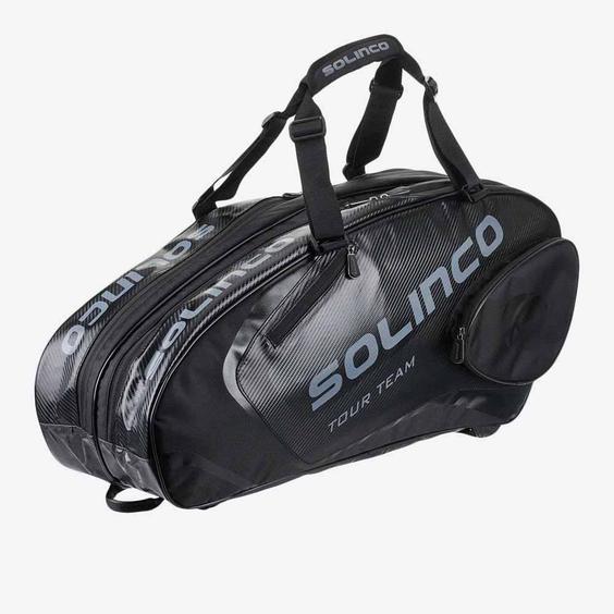 ساک تنیس سولینکو Solinco blackout 6-Pack Tennis Bag-مشکی|تنیس شاپ