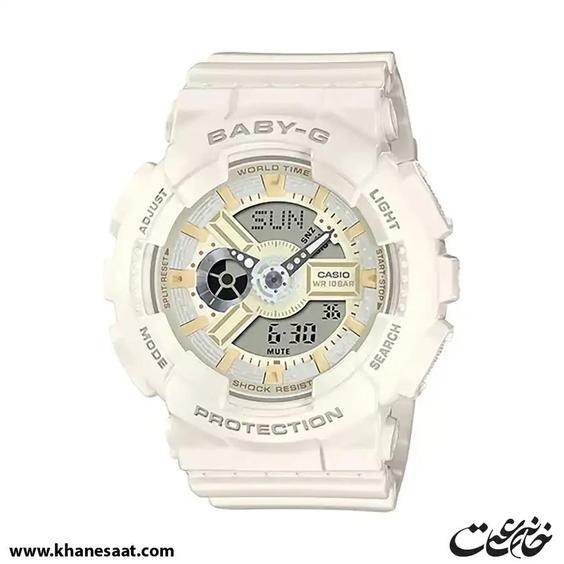 ساعت مچی زنانه کاسیو بیبی جی مدل BA-110XSW-7ADR|خانه ساعت