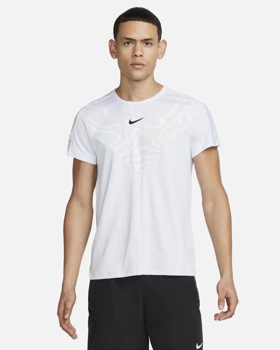 تیشرت تنیس مردانه نایک NikeCourt Dri-FIT Slam – سفید|تنیس شاپ