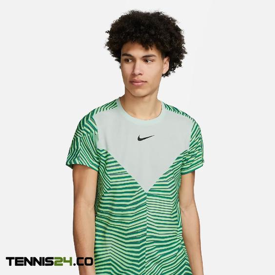 تی شرت تنیس مردانه نایک Nikecourt Dri Fit Slam- سبز|تنیس شاپ