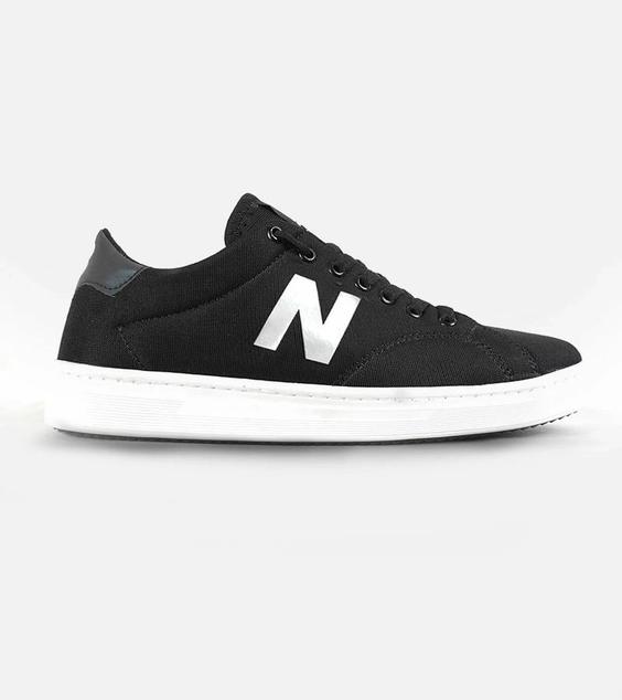 کفش کتانی مردانه مشکی زیر سفید نیوبالانس New Balance مدل 3419|لوزی