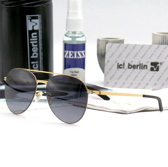 عینک آفتابی خلبانی تیتانیومی آیس برلین ic Berlin 8910 UV400 POLARIZED |باسلام (عینک لند)