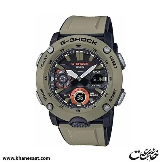 ساعت مچی مردانه کاسیو جی شاک مدل GA-2000-5A|خانه ساعت