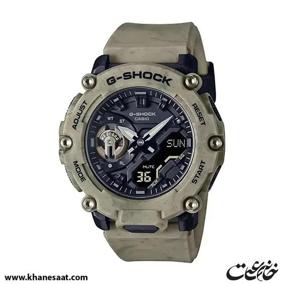 ساعت مچی مردانه کاسیو جی شاک مدل GA-2200SL-5ADR|خانه ساعت