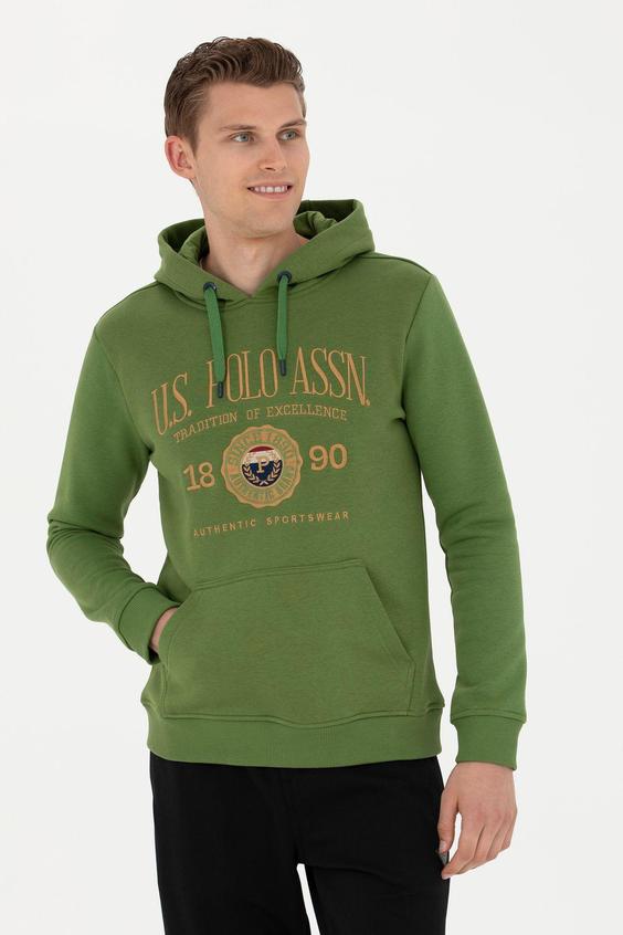 سویشرت مردانه یو اس پلو اورجینال سبز U.S. Polo Assn. 950021|ترند نهران