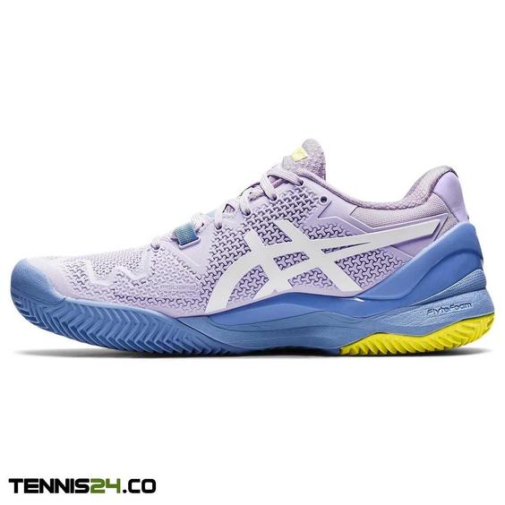 کفش تنیس زنانه اسیکس Asics Gel-Resolution 8 Clay- صورتی|تنیس شاپ