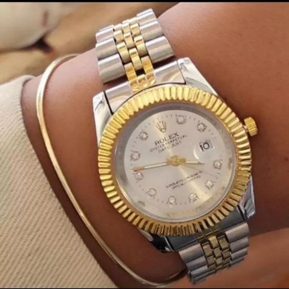 ساعت رولکس زنانه Rolex صفحه صدفی |باسلام