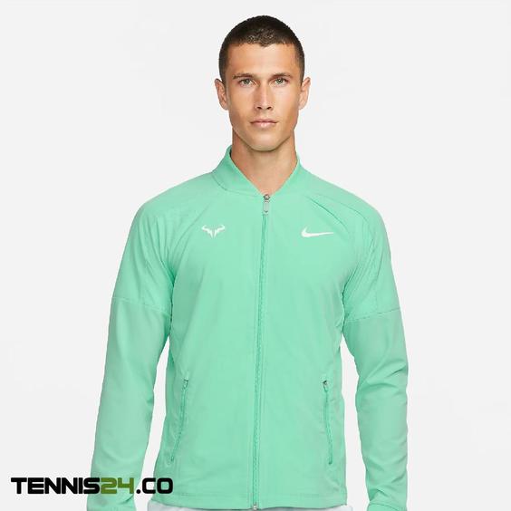 سویشرت تنیس مردانه نایک Nike Dri-FIT Rafa- سبز روشن|تنیس شاپ