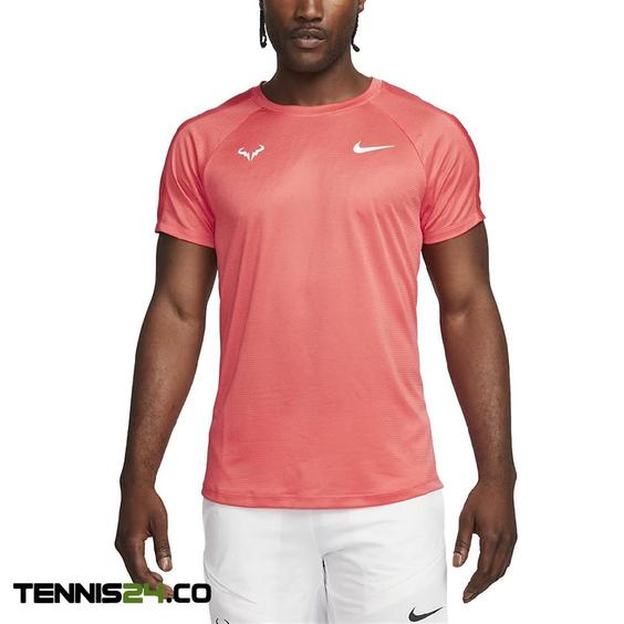 تی شرت تنیس مردانه نایک Nike Dri-FIT Rafa Challenger- نارنجی|تنیس شاپ