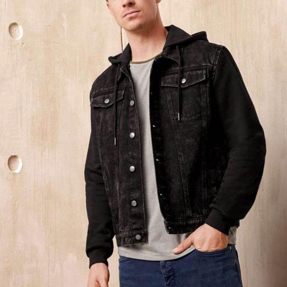 کت جین مردانه برند لیورجی کد ۳۴۲۱۲۰ Mens denim jacket|کی استوک