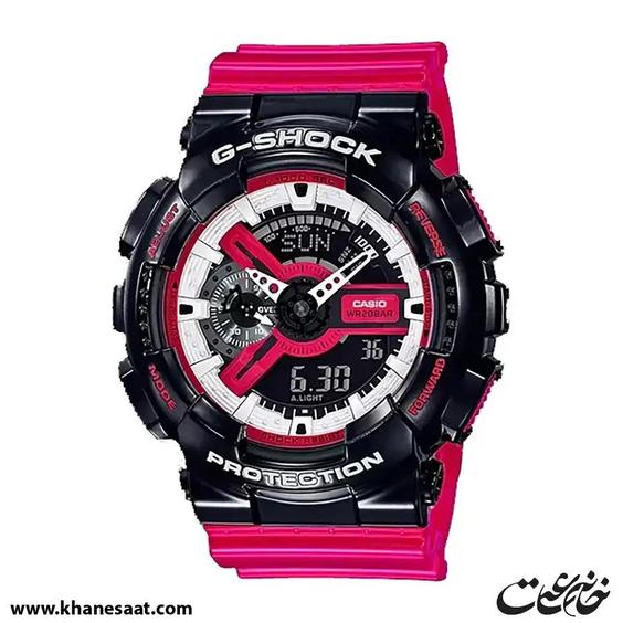 ساعت مچی مردانه کاسیو جی شاک مدل GA-110RB-1A|خانه ساعت