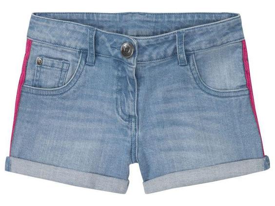 شلوارک جین دخترانه برند پپرتس کد ۳۴۸۶۰۷ girls denim short|کی استوک