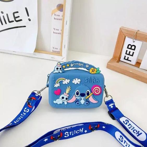 کیف سیلیکونی رودوشی بچه گانه کد 1 طرح استیچ stitch disney |باسلام