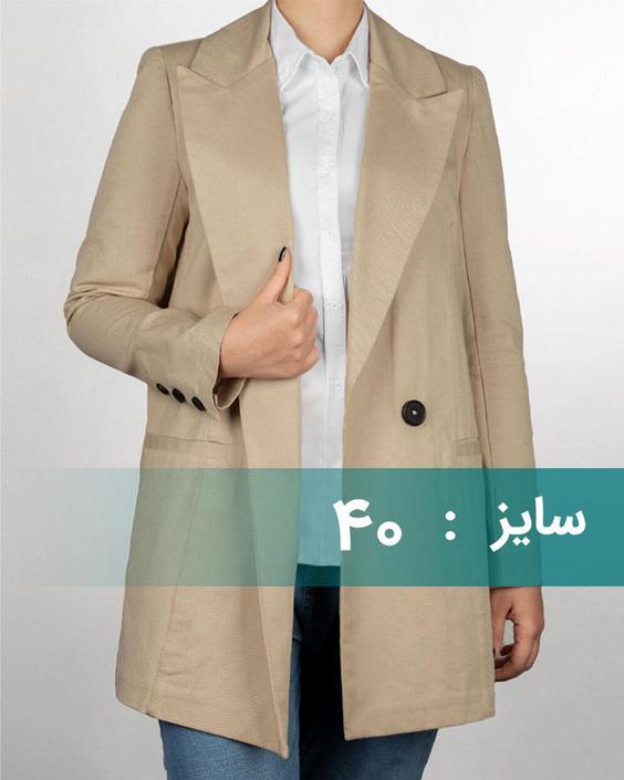 مانتو زنانه کتان 7410123|سارابارا