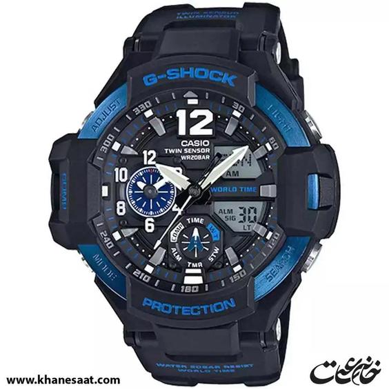 ساعت مچی مردانه جی شاک مدل GA-1100-2B|خانه ساعت