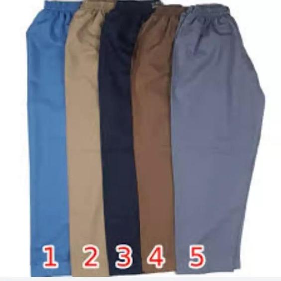 شلوار راحتی مردانه نخی در سه سایز مختلف XL-2XL-3XL|باسلام