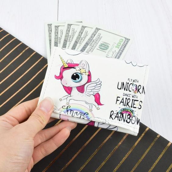 کیف پول دخترانه مدل MAGIC UNICORN 8595 |باسلام (نستور)