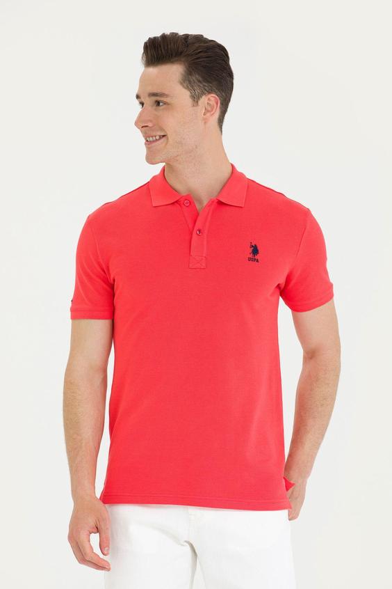 تیشرت یقه پلو مردانه یو اس پلو اورجینال قرمز U.S. Polo Assn. TYCA327AF026CC7700|ترند نهران