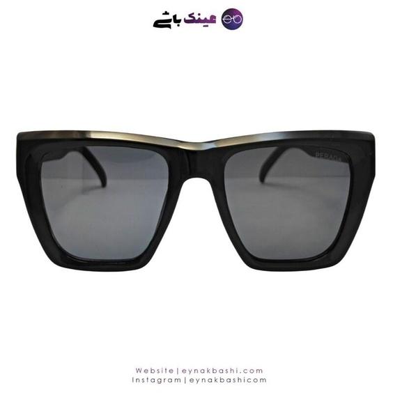 عینک آفتابی زنانه پرادا مدل UV400-ZN3527 مشکی|باسلام