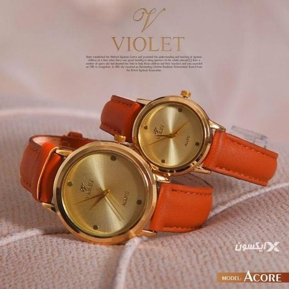 ست ساعت مچی مردانه و زنانه Violet مدل Acore|تخفیف ها