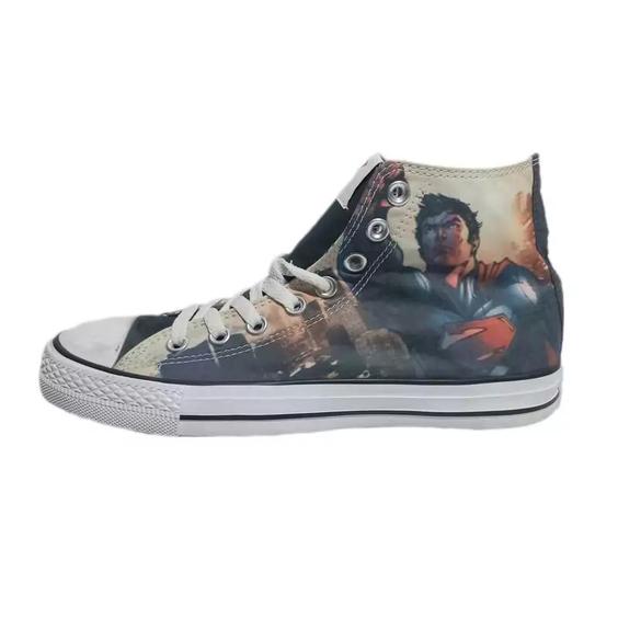 کتونی ساق بلند طرح سوپرمن کانورس superman converse|باسلام