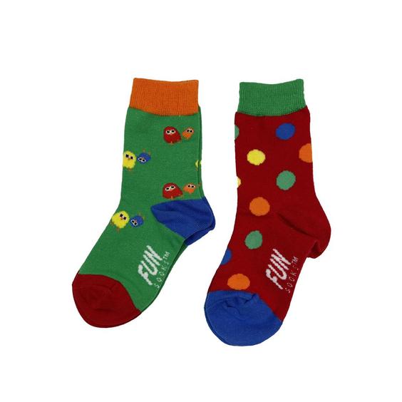 جوراب بچه گانه (پک 2 عددی) برند FUN SOCKS کد k2073|الوند