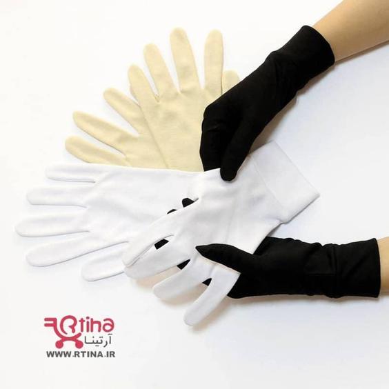 دستکش زنانه نخی ساده (مچ دار) مدل Gloves102|آرتینا