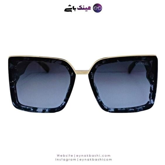 عینک آفتابی زنانه شنل مدل  UV400- 58610 مشکی|باسلام