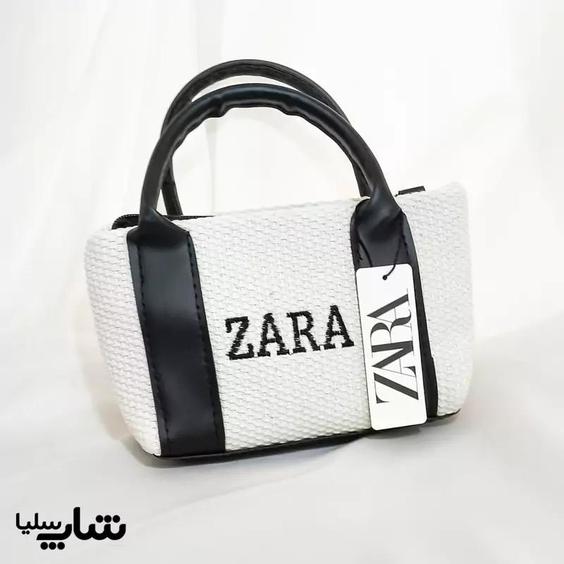 کیف دستی و دوشی کنفی برند ZARA|باسلام