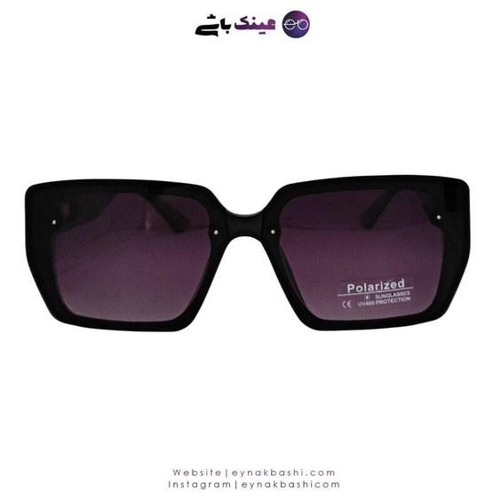 عینک آفتابی زنانه شنل مدل UV400-DS22755 پلاریزه مشکی|باسلام