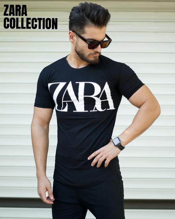 تیشرت مردانه مدل ZARA (مشکی)|بوتیک آرما