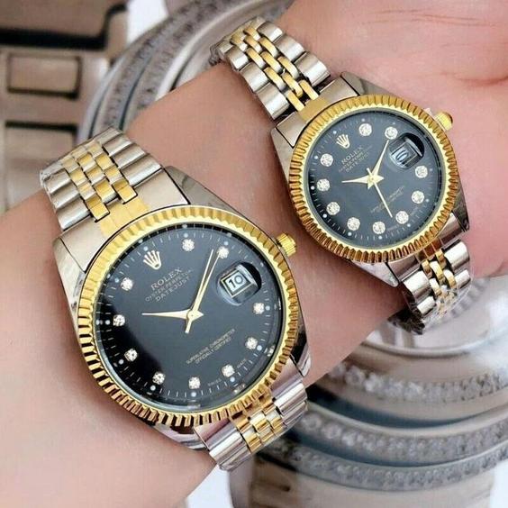 ست زنانه مردانه ساعت مچی رولکس دیت جاست Rolex Date just|باسلام