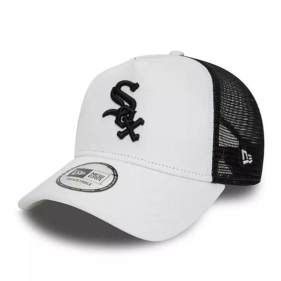 کلاه اسپرت مردانه نیو ارا مدل New Era Chicago White Sox Essential Trucker cap NW60435244-100|باسلام